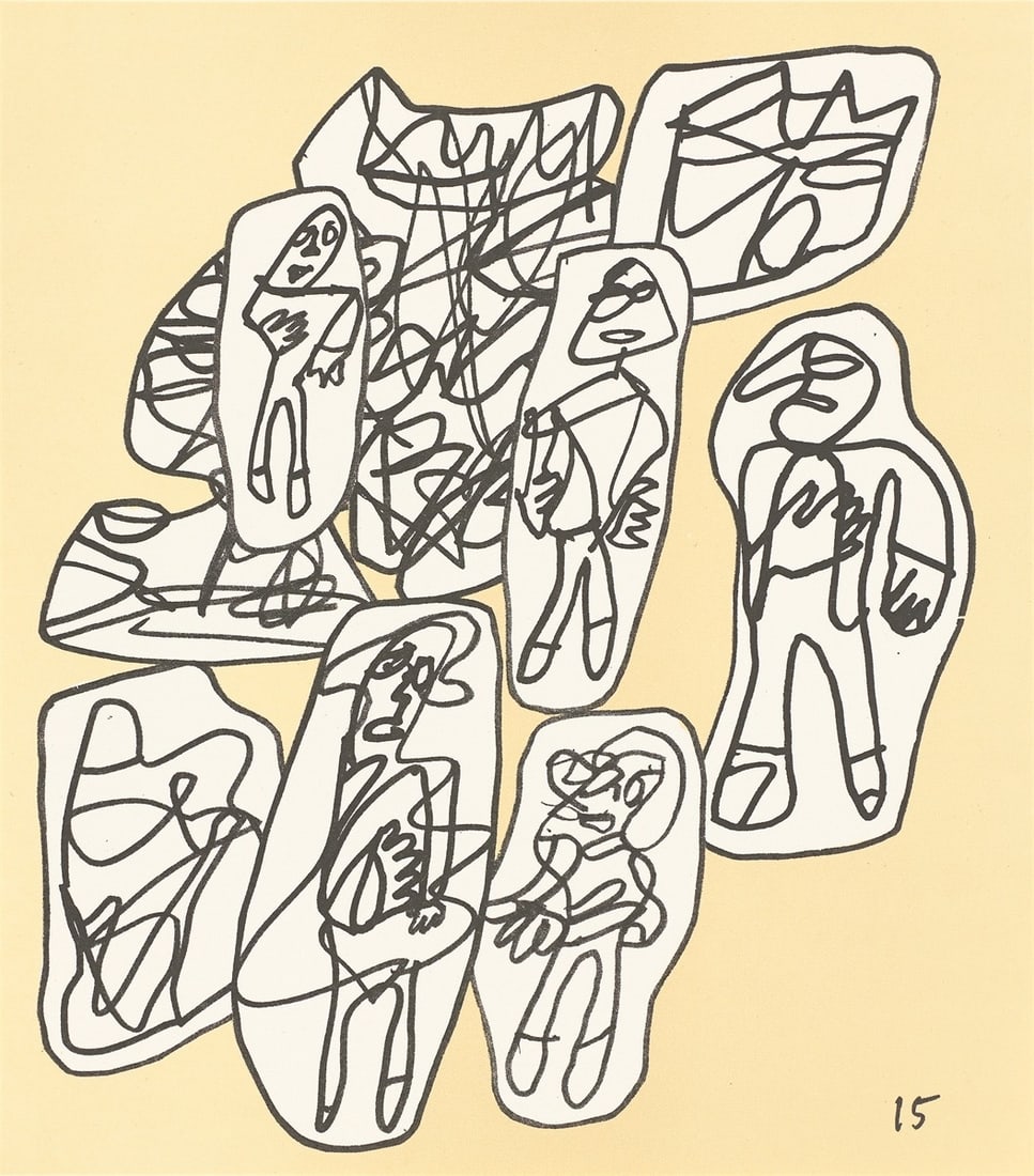 Jean Dubuffet. ”Conjectures”. 1983 - 4