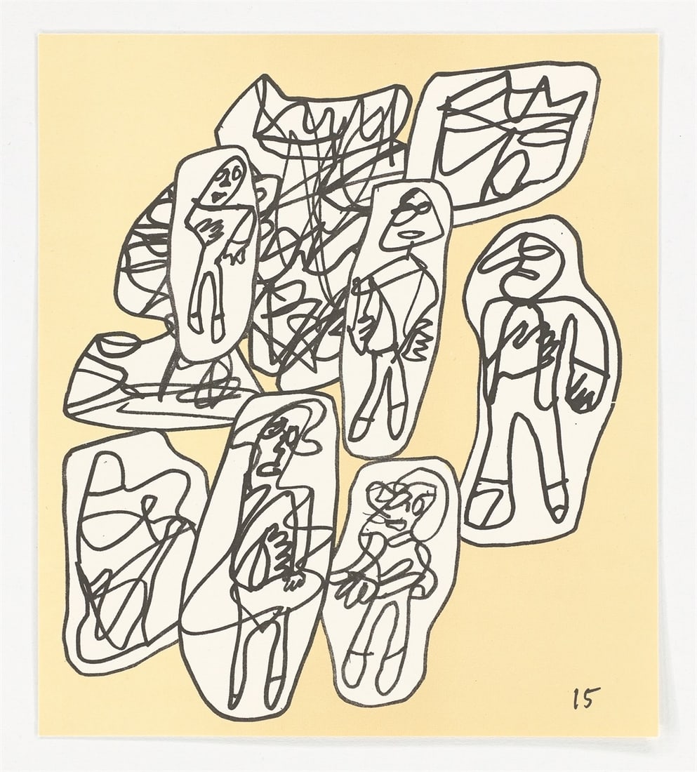 Jean Dubuffet. ”Conjectures”. 1983 - 5