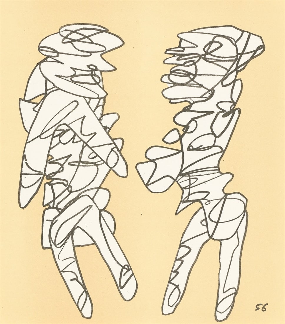 Jean Dubuffet. ”Conjectures”. 1983 - 8