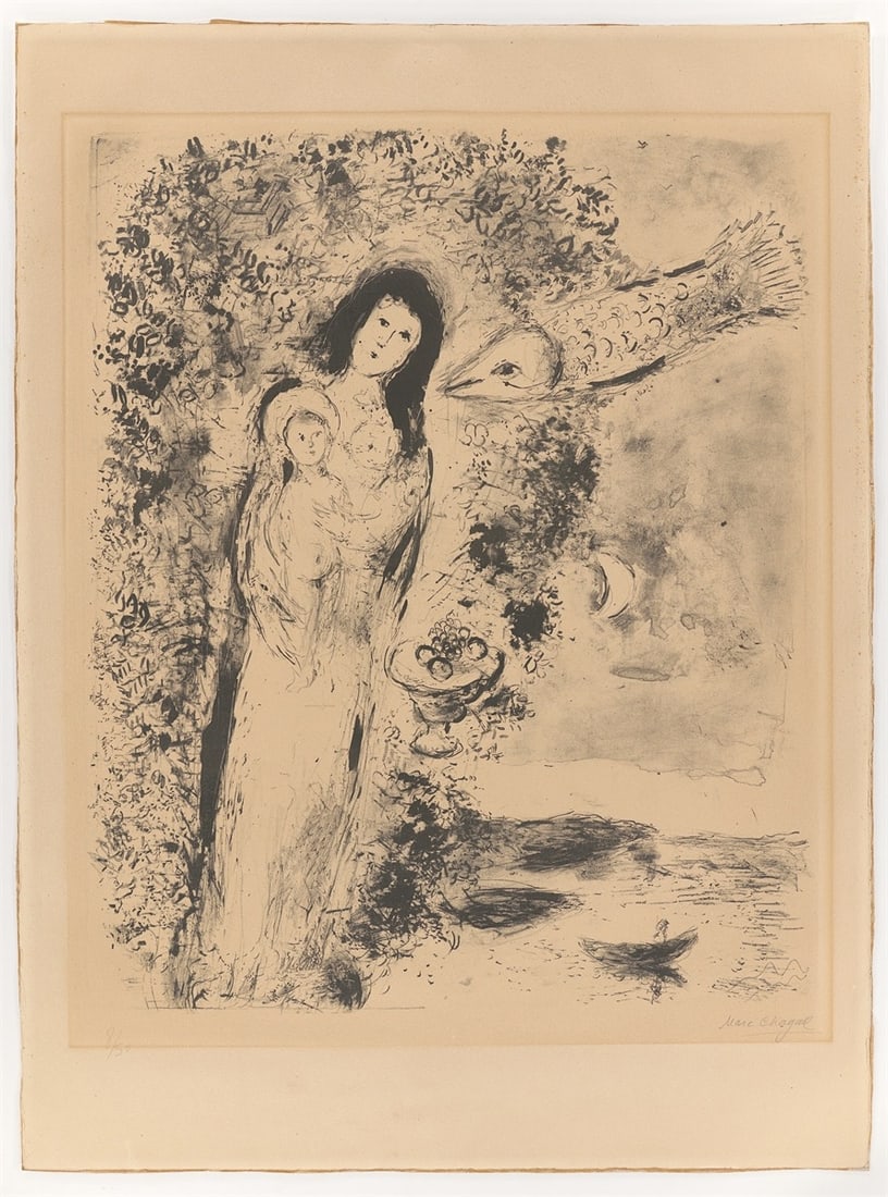 Marc Chagall. ”Vierge aux poissons”. 1951 - 2