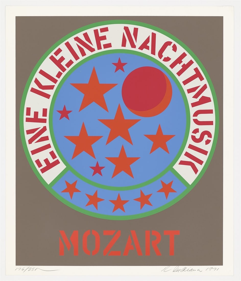 Robert Indiana. ”Eine kleine Nachtmusik”. 1971 - 2