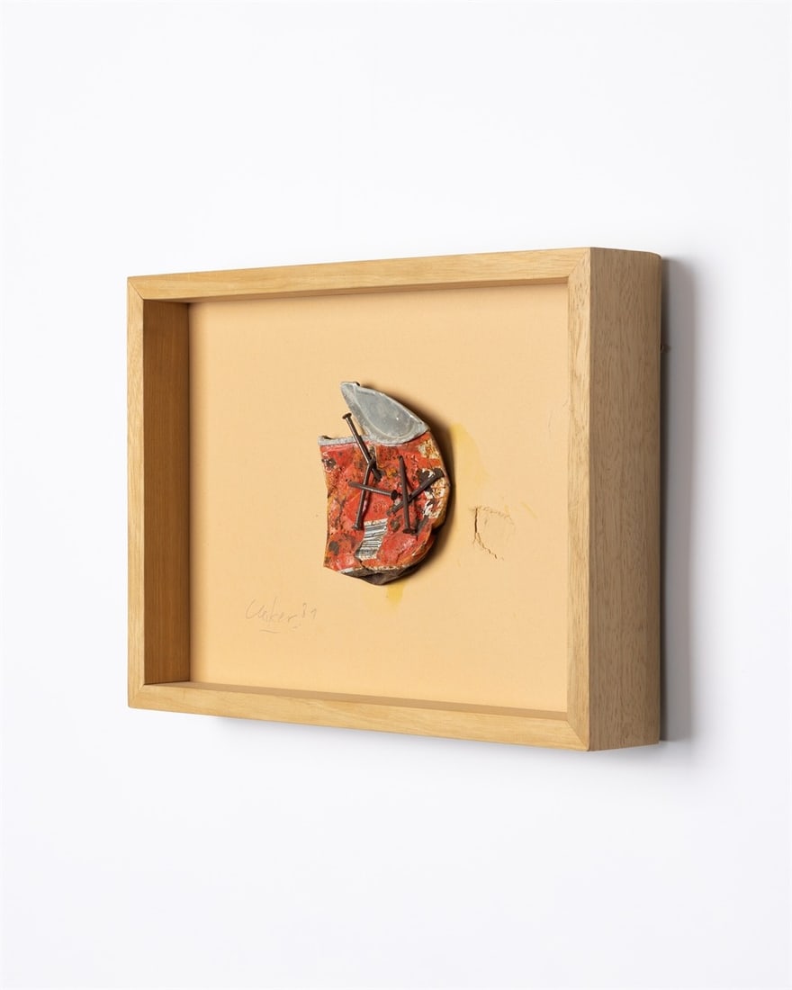 Günther Uecker. ”Wüstenfund (08)”. 1981 - 2