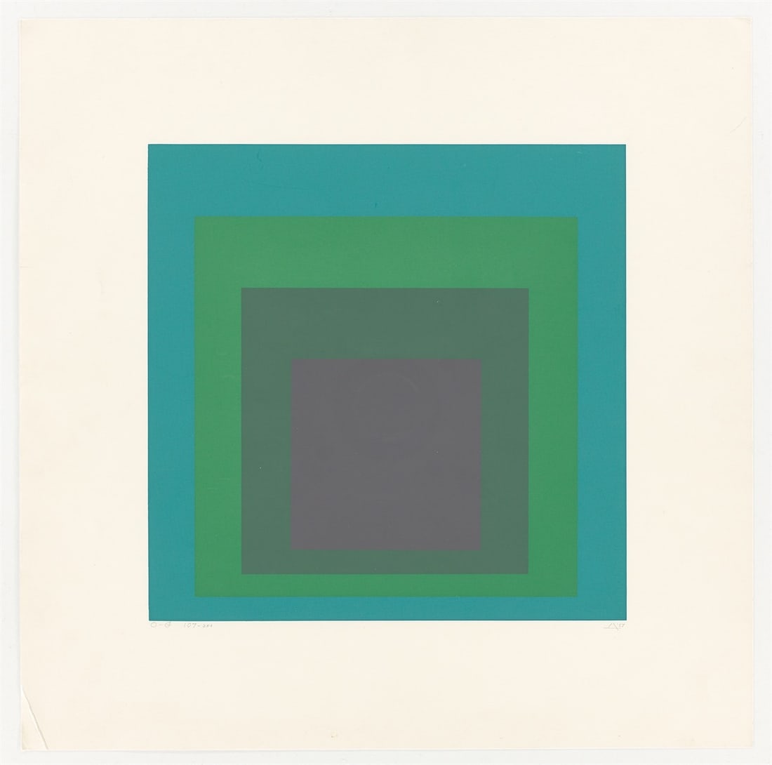 Josef Albers. ”O-G”. 1967 - 2
