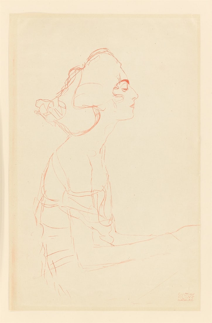 Gustav Klimt. ”25 Handzeichnungen”. 1919 - 5