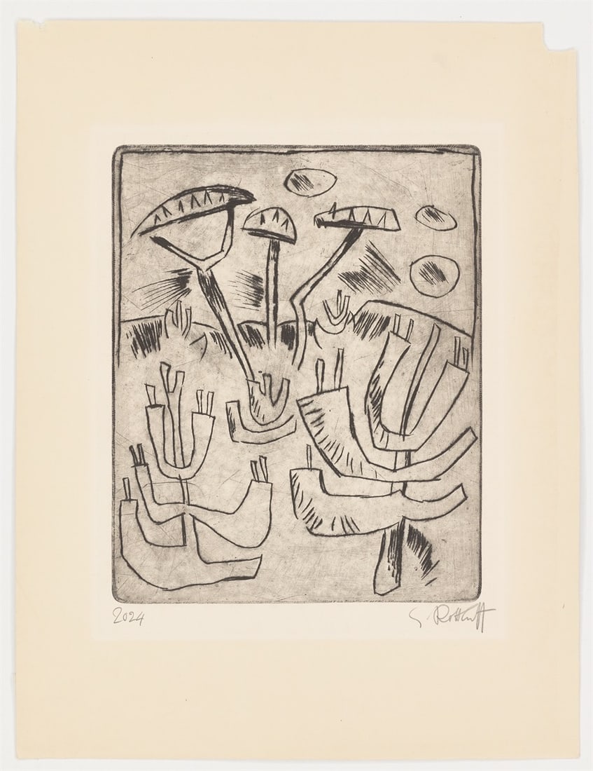 Karl Schmidt-Rottluff. ”Kiefernwald im Frühling”. 1920 - 2