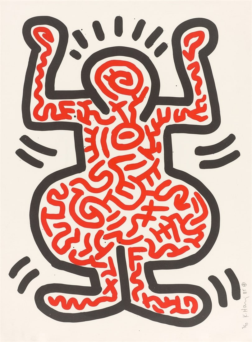 Keith Haring. ”Ludo I”. 1985 (1 of 3)