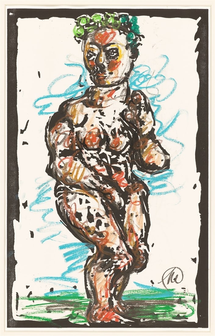 Markus Lüpertz. ”Aphrodite”. Circa 2000 - 2