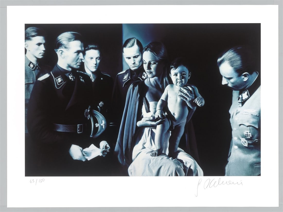 Gottfried Helnwein. ”Epiphany I (Adoration of the Magi)”. Circa 2005 - 2