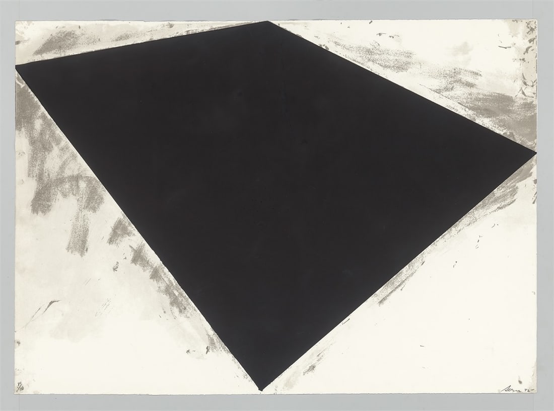 Richard Serra. ”Untitled (or Philip Glass Poster)”. 1972 - 2
