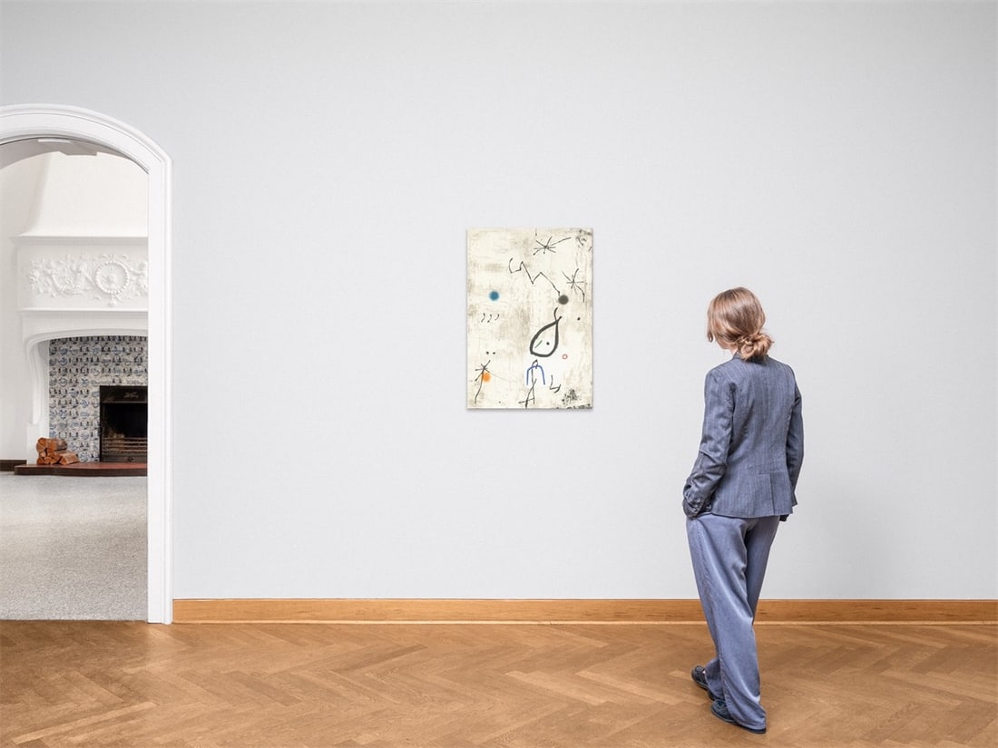 Joan Miró. ”Personatge I Estels VI”. 1979 - 2