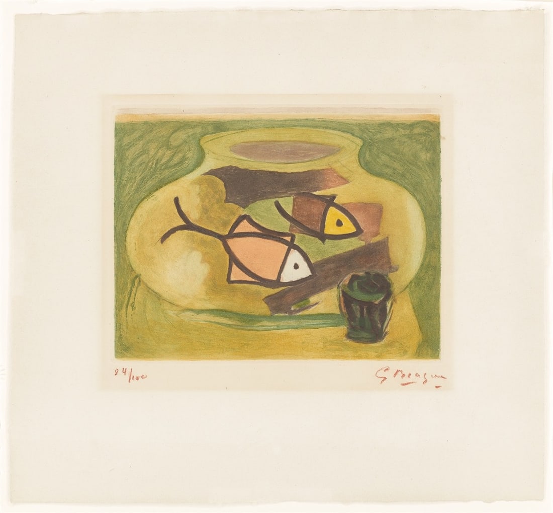 Georges Braque. ”L'aquarium”. 1950 - 2