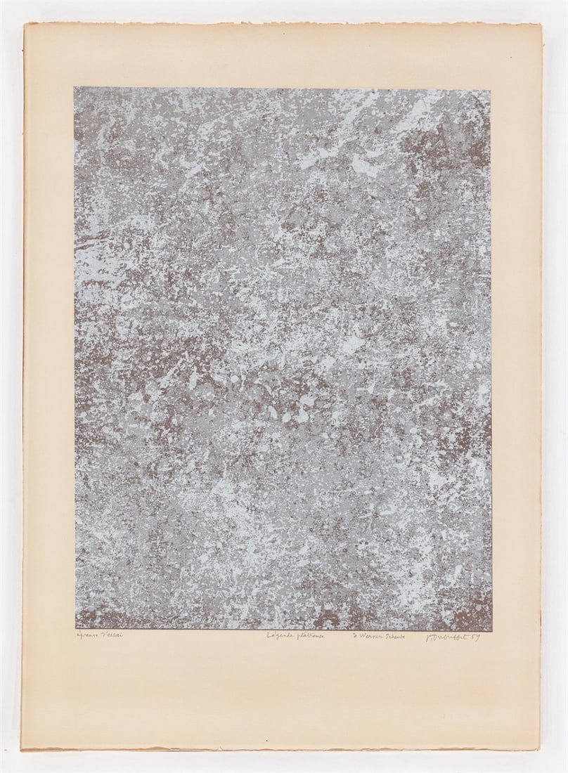 Jean Dubuffet. ”Légende plâtreuse”. 1959 - 2