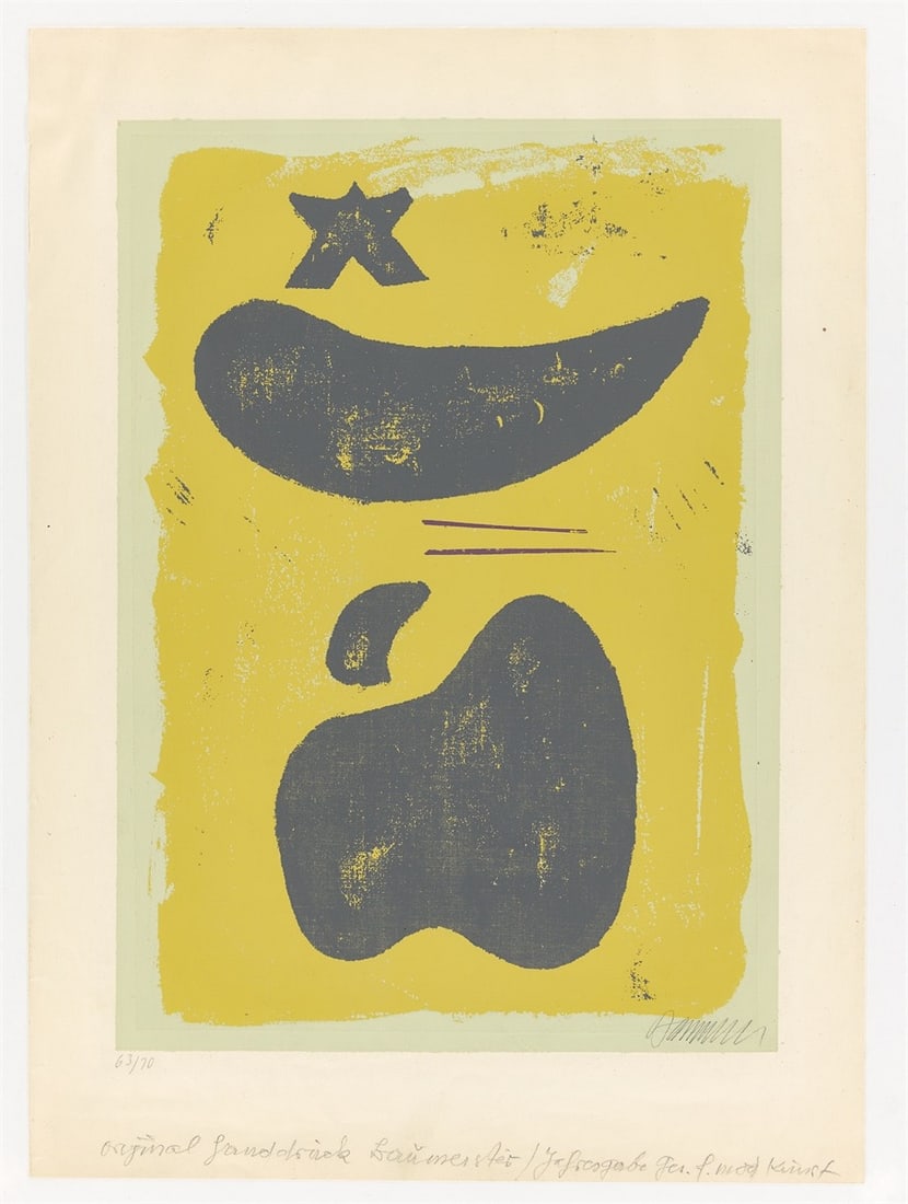 Willi Baumeister. ”Ideogramm”. 1952 - 2