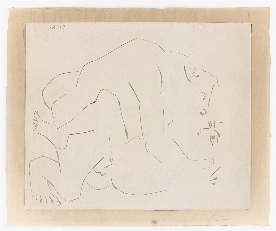 Pablo Picasso. ”Entreinte. II”. 1963 - 2