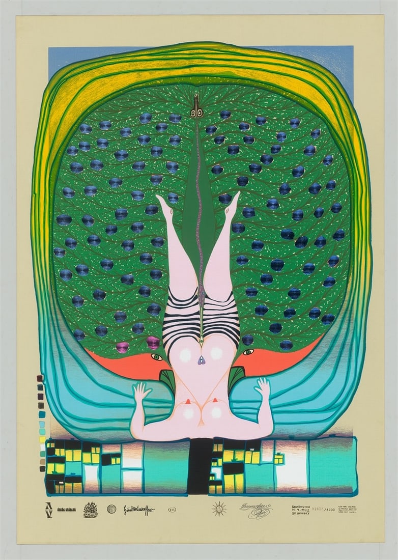 Friedensreich Hundertwasser. ”Hommage à Schröder Sonnenstern”. 1972 - 2