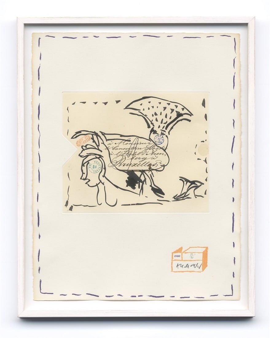 Pierre Alechinsky. ”Eugène lonesco – Chaque Matin”. 1988 - 5