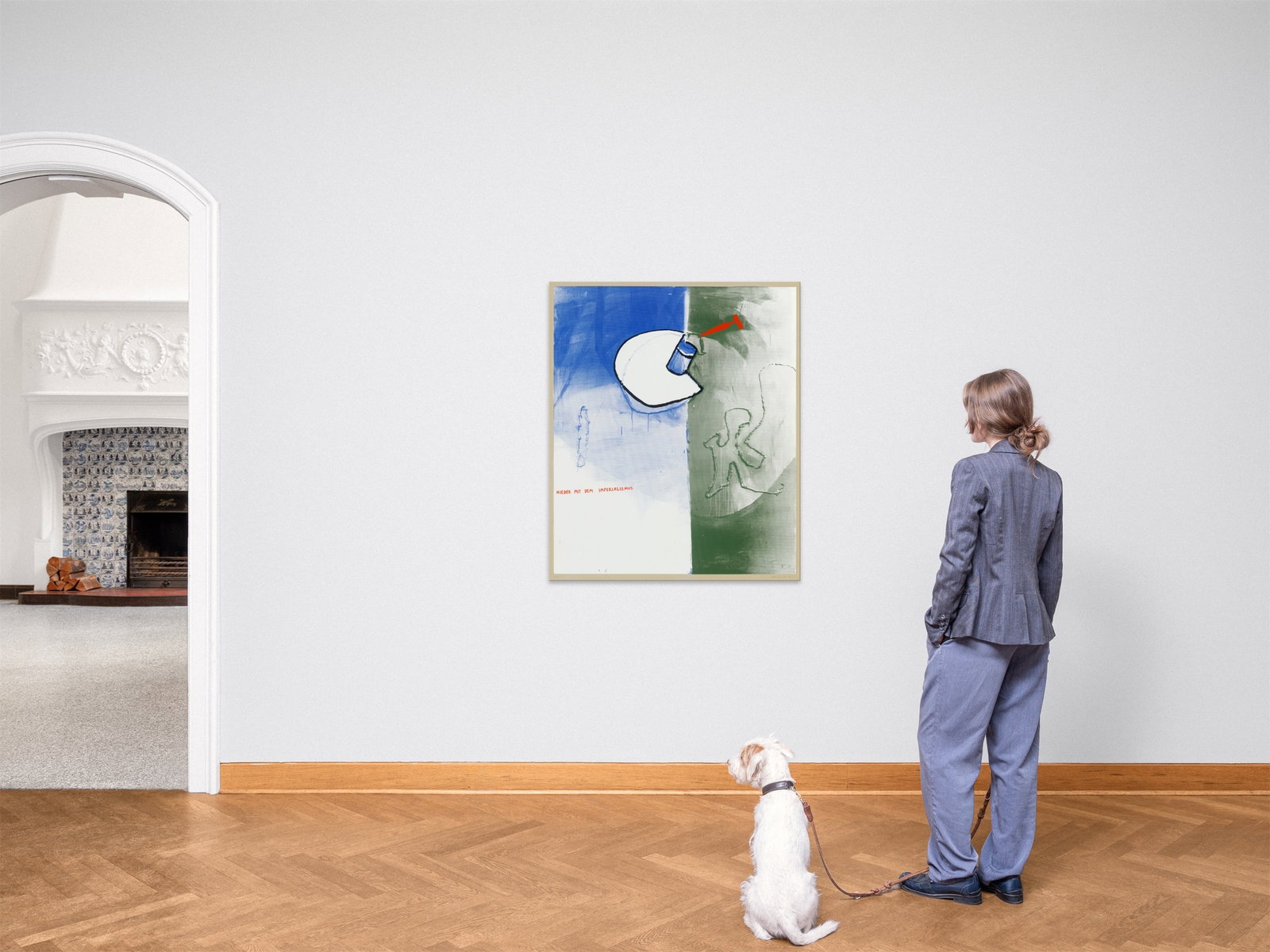 Martin Kippenberger. ”Nieder mit dem Imperialismus”. 1984 - 3