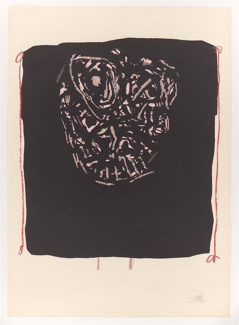 Antonio Saura. ”Se levantó las faldas para correr...”. 1962 - 2