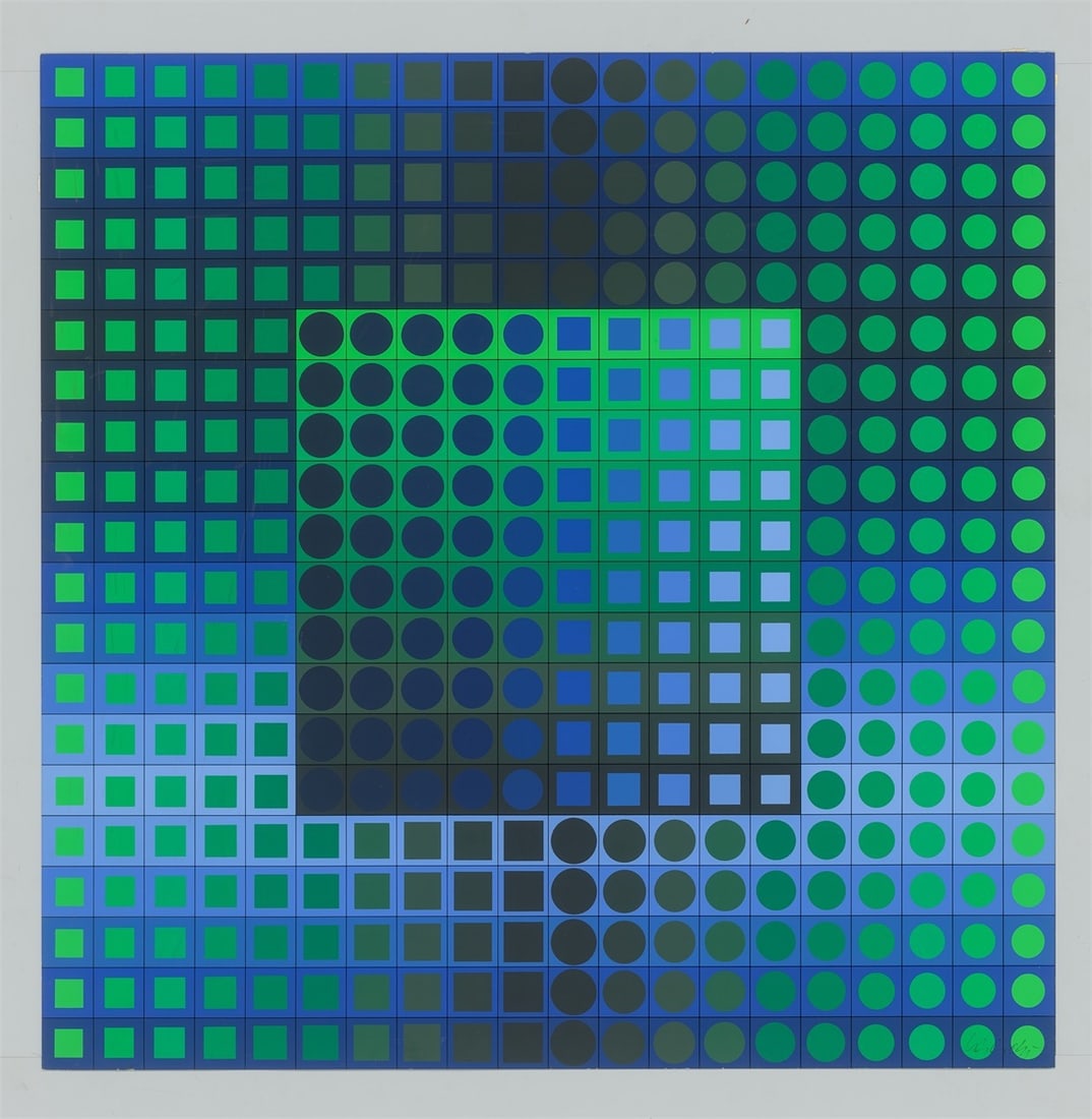 Victor Vasarely. ”Zett kz”. 1968 - 2