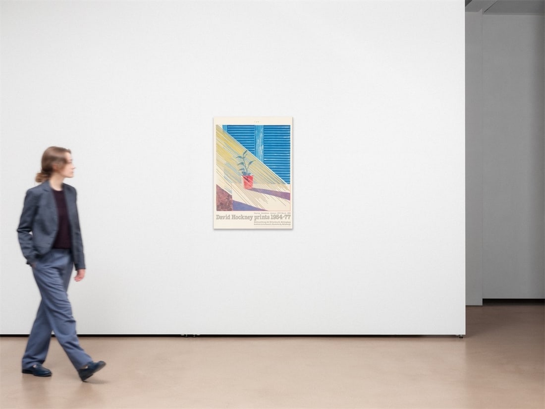 David Hockney. David Hockney exhibition posters from 1969, 1980 and 1981. 1969 to 1981 - 10