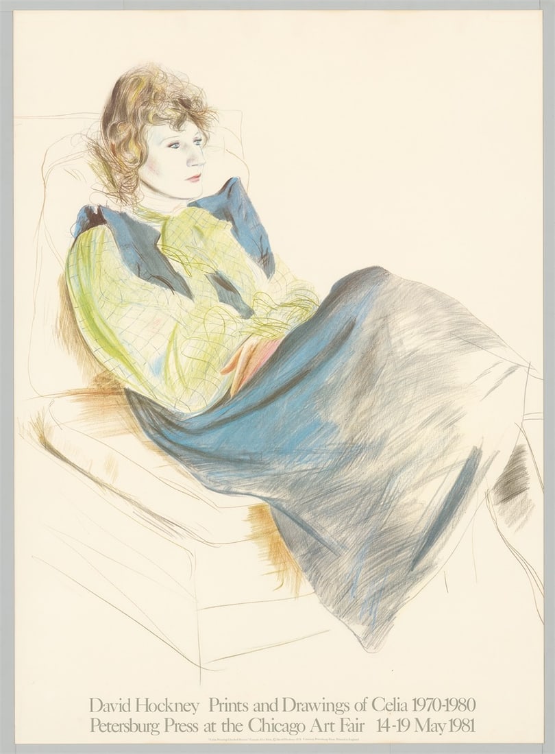 David Hockney. David Hockney exhibition posters from 1969, 1980 and 1981. 1969 to 1981 - 3