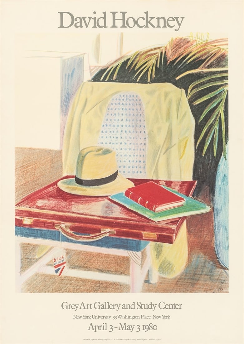 David Hockney. David Hockney exhibition posters from 1969, 1980 and 1981. 1969 to 1981 - 4
