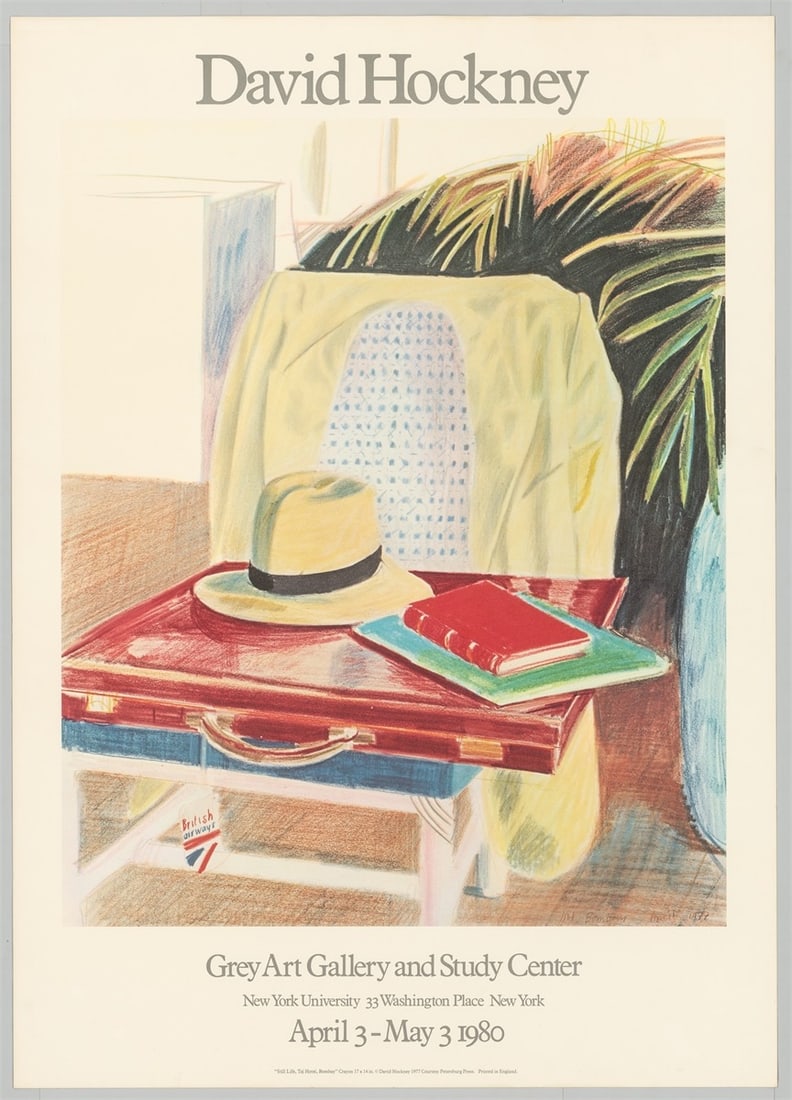 David Hockney. David Hockney exhibition posters from 1969, 1980 and 1981. 1969 to 1981 - 5