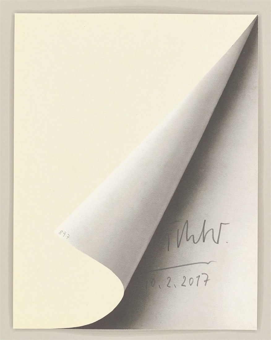 Gerhard Richter. ”Blattecke”. 1967/2017 - 2