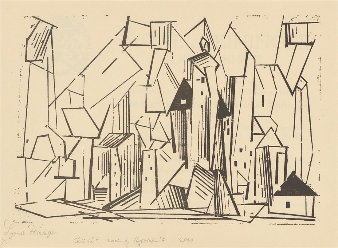 Lyonel Feininger. ”Die Architektur”. 1920/21 (1 of 2)