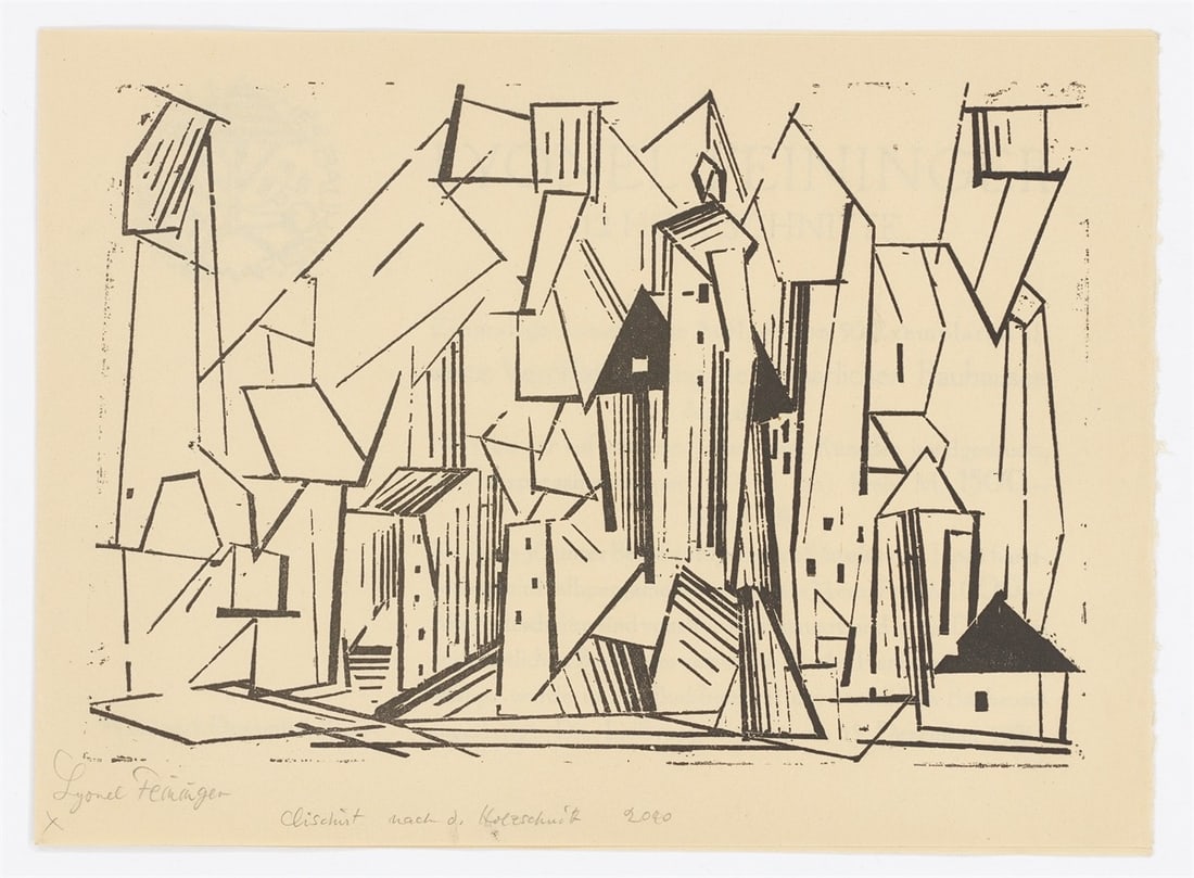 Lyonel Feininger. ”Die Architektur”. 1920/21 - 2