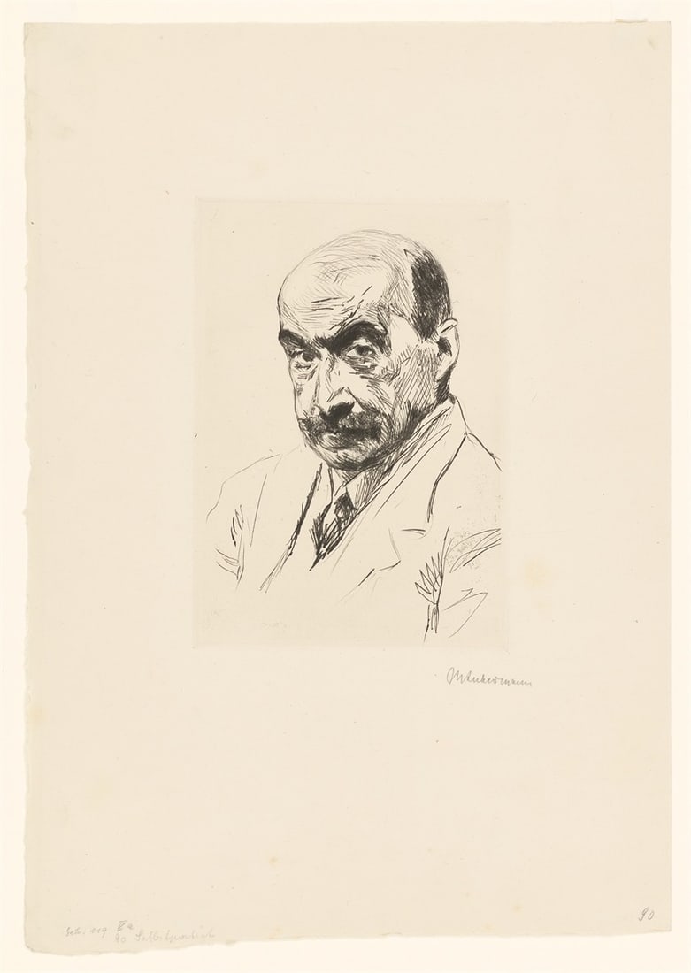 Max Liebermann. ”Selbstportrait”. 1911 - 2