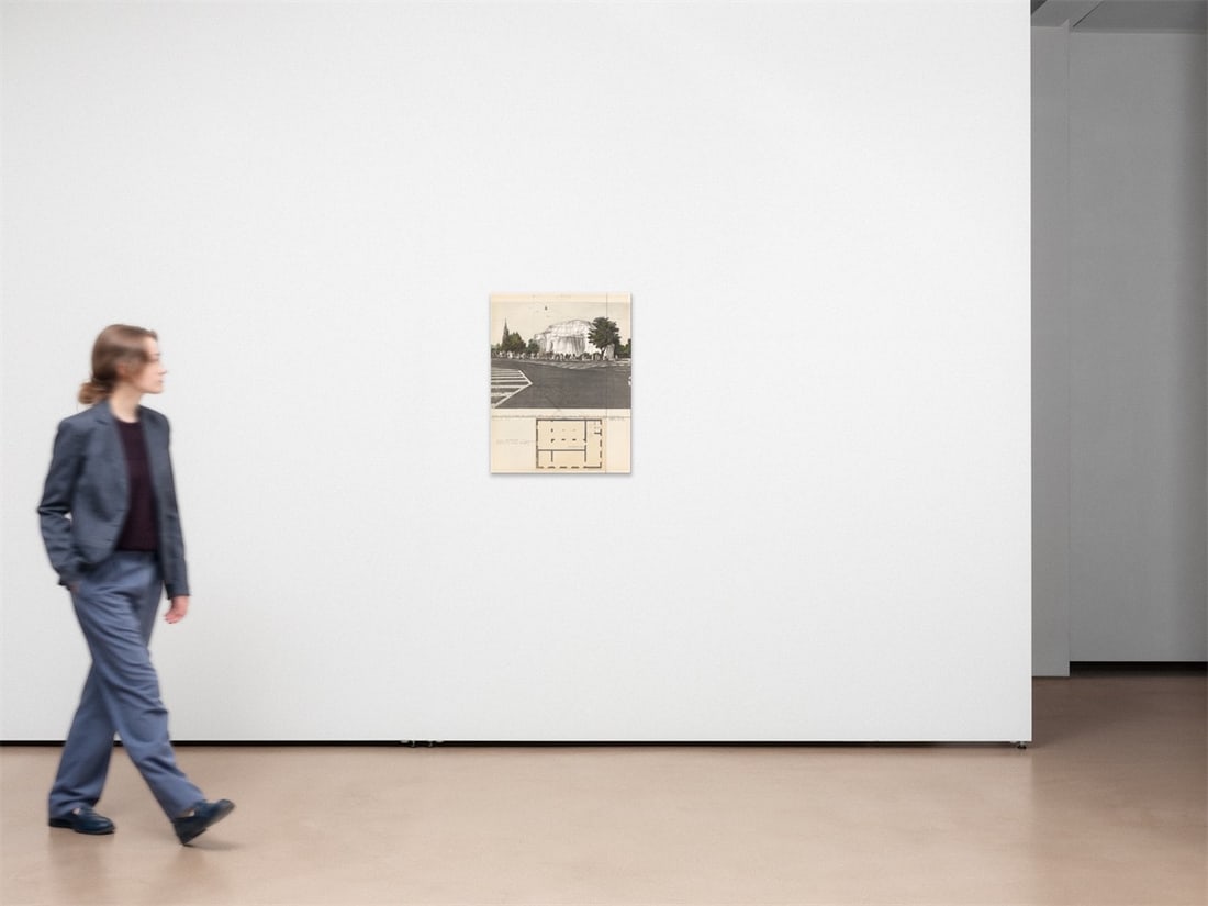 Christo and Jeanne-Claude. ”Packed Kunsthalle Bern, Project”. 1972 - 10