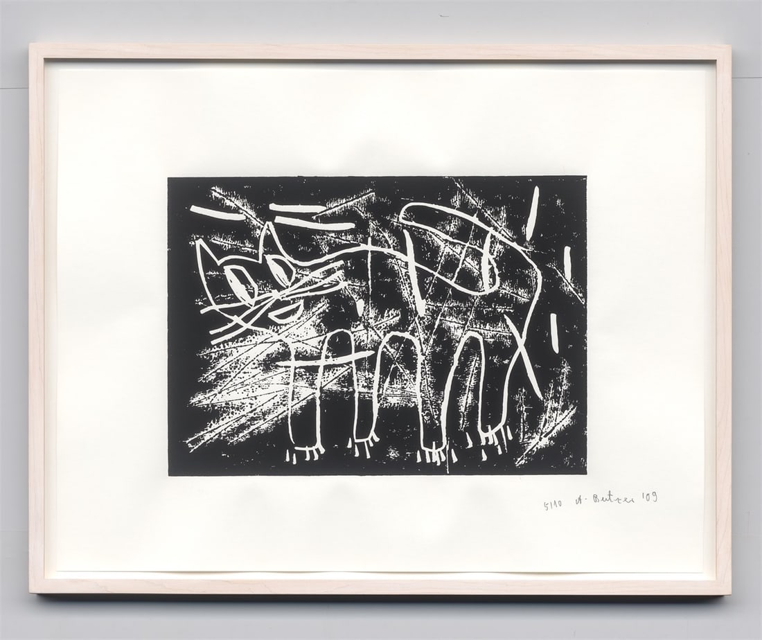 André Butzer. Untitled (cats). 2009 - 11