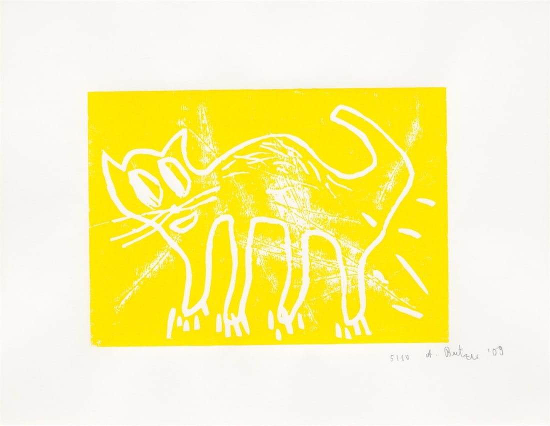 André Butzer. Untitled (cats). 2009 - 12