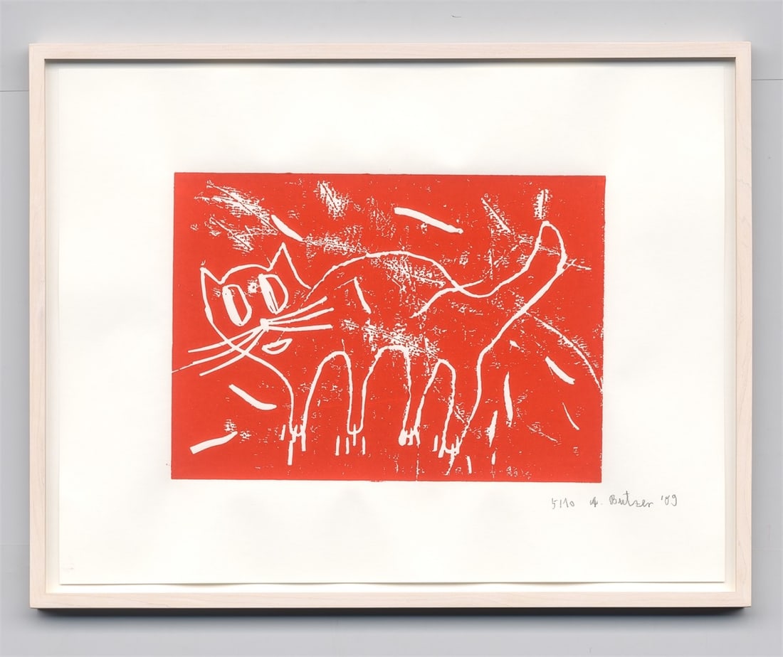 André Butzer. Untitled (cats). 2009 - 15
