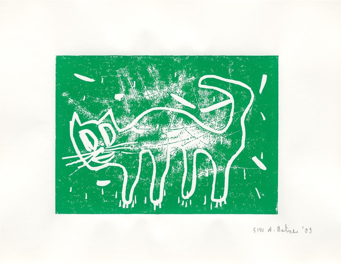 André Butzer. Untitled (cats). 2009 - 16