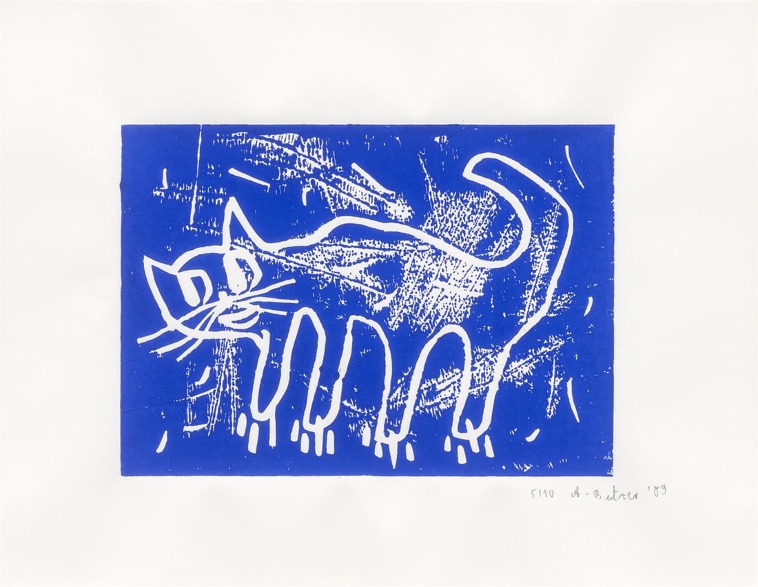 André Butzer. Untitled (cats). 2009 - 2