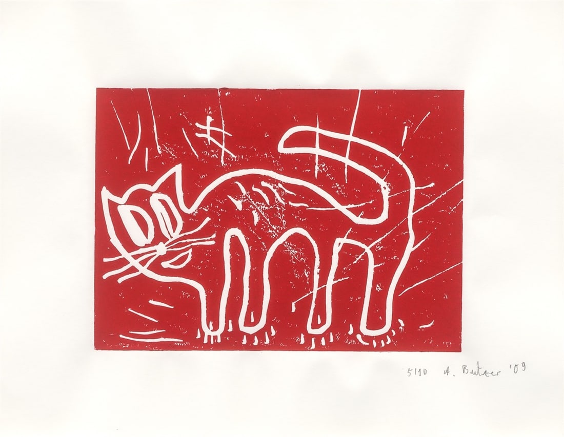 André Butzer. Untitled (cats). 2009 - 6