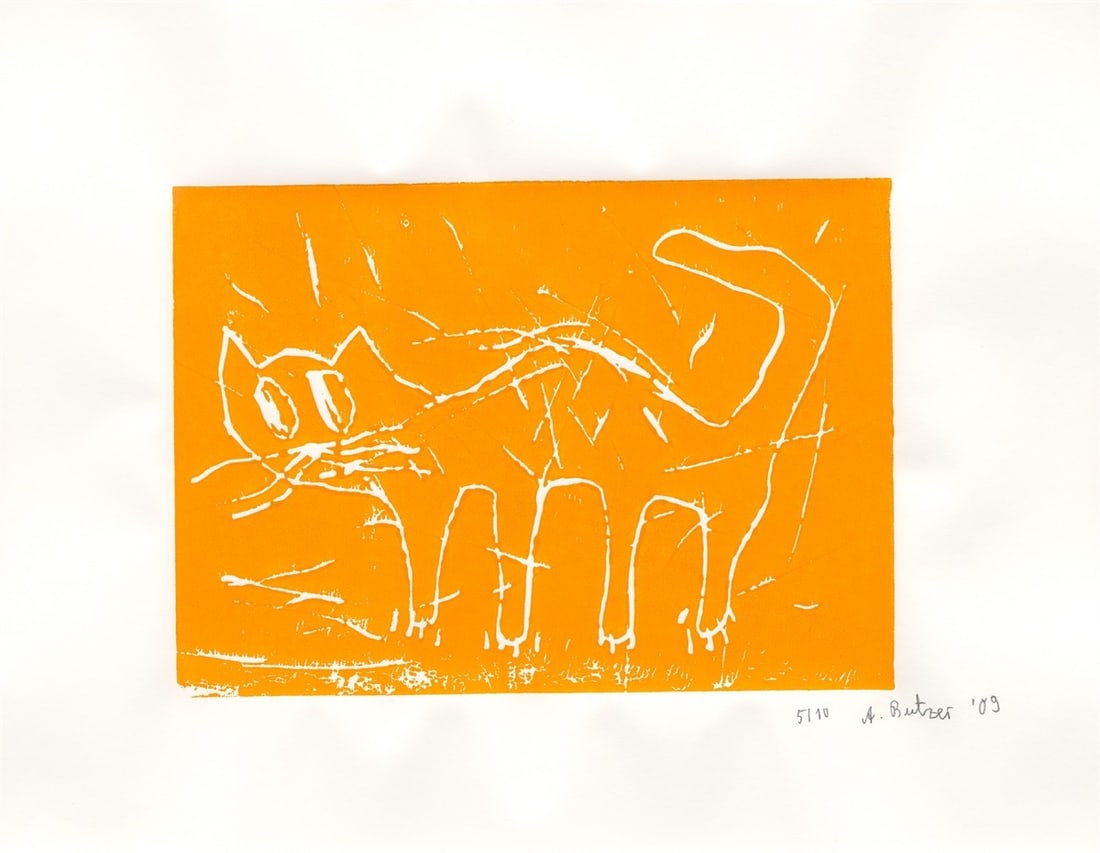 André Butzer. Untitled (cats). 2009 - 8
