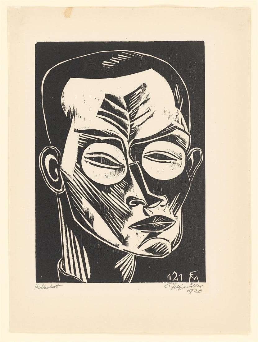 Conrad Felixmüller. ”Selbstbildnis”. 1919/20 - 2