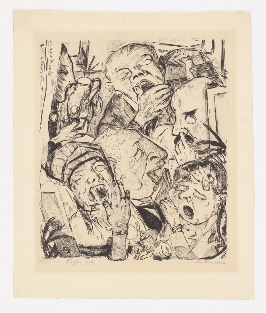 Max Beckmann. ”Die Gähnenden”. 1918 - 2