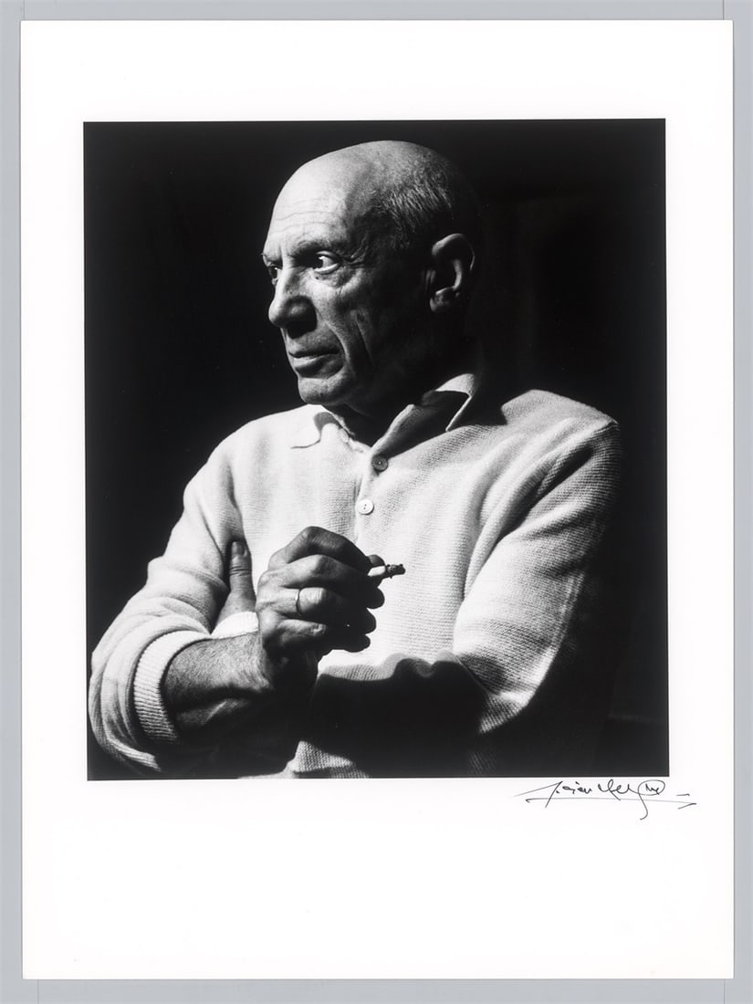 Lucien Clergue. ”Picasso à la cigarette II, Cannes, La Californie”. 1956 - 3