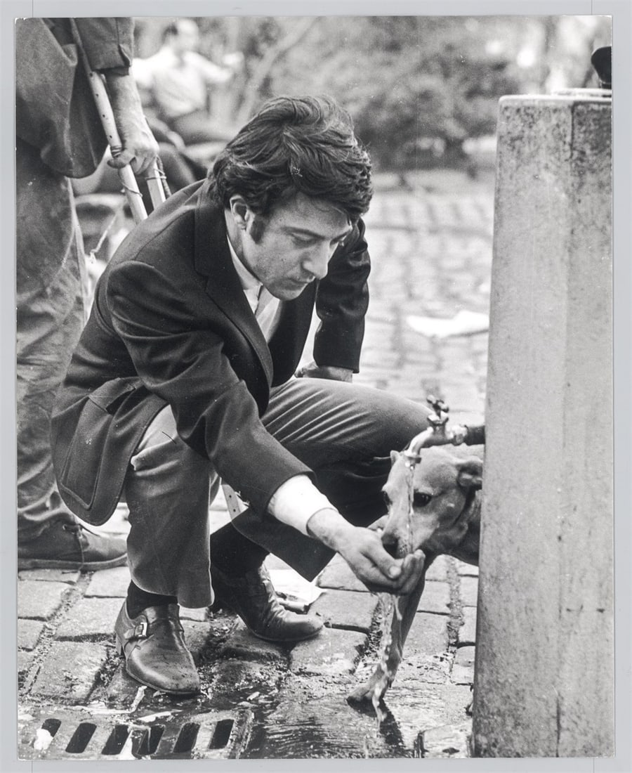 Ron Galella (i.e. Ronald E. Galella). Dustin Hoffman, Central Park, New York City. 1969 - 2