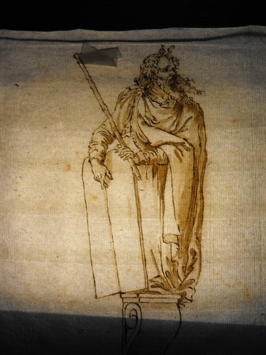 JACOPO NEGRETTI, CALLED PALMA IL GIOVANE (circle of: JACOPO NEGRETTI, CALLED PALMA IL GIOVANE (circle of),(Rome 1544-1628 Venice,)ink and watercolor on laid paper. mis.193x258 mm. (7.6”x10.2”)