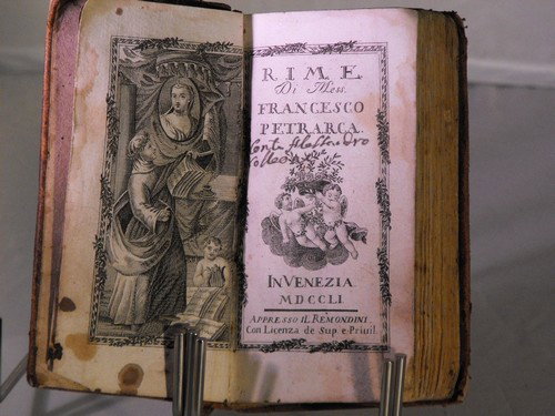 RIME OF FRANCESCO PETRARCA 1751: Rime of Francesco Petrarca, 1751's, 369 pages. Size:137x79 mm. (5.4"x3.11")