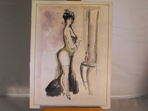 RUSSIAN SCHOOL OF 19Th. C.: Russian school of 19Th. century,watercolor on paper. Size: 290x225 mm. (11.43"x8.87")
