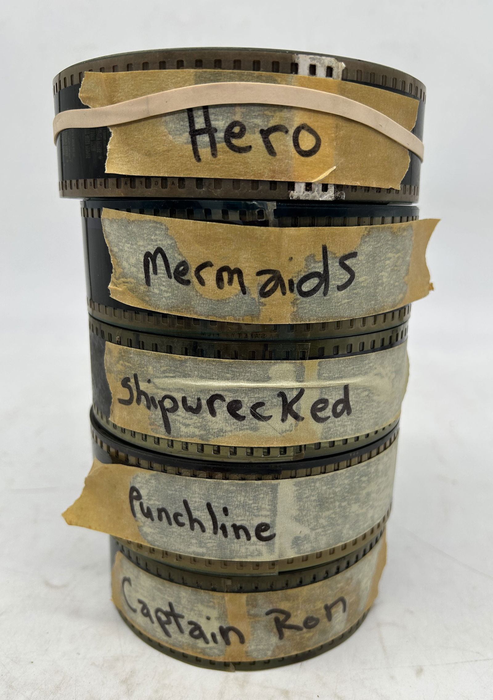 35mm Movie Trailer Films (5) Mermaids Hero Shipwrecked Punchline Captian Ron (1 of 10)