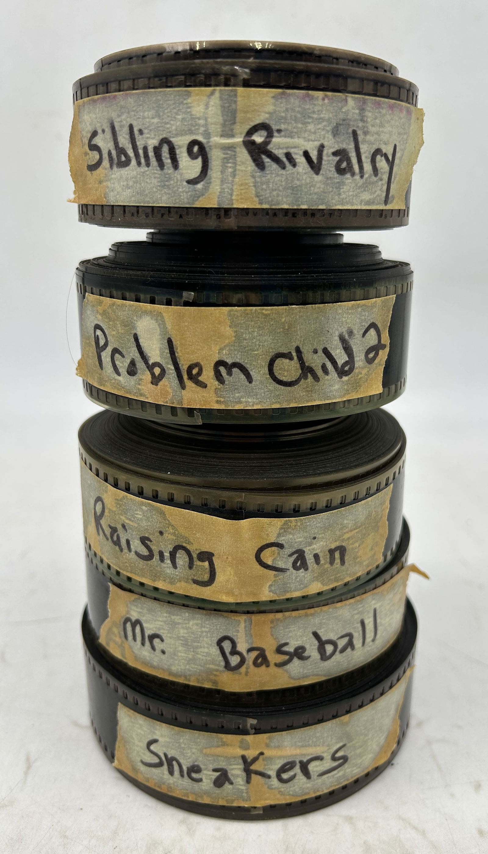 35mm Movie Trailer Films (5) Problem Child Sibling Rivalry Raising Cain Mr. Baseball Sneakers (1 of 5)
