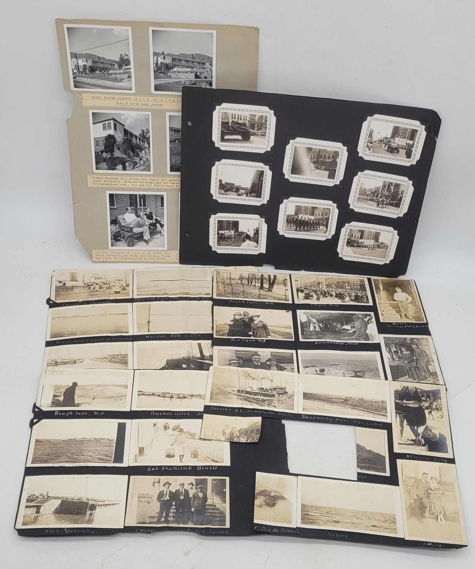Loose Album Pages w Snapshots - Will and Astas Buick Eight Parade Shots +: Loose Album Pages w Snapshots - Will and Astas Buick Eight, Parade Shots + -