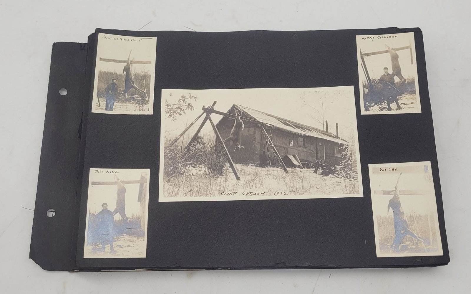 Loose Album Pages w Snapshots - PA State Shoot 1922: Loose Album Pages w Snapshots - PA State Shoot 1922 -